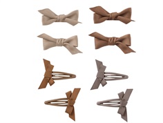 Lil Atelier antler/carob brown/golden brown hairpins (8-pack)